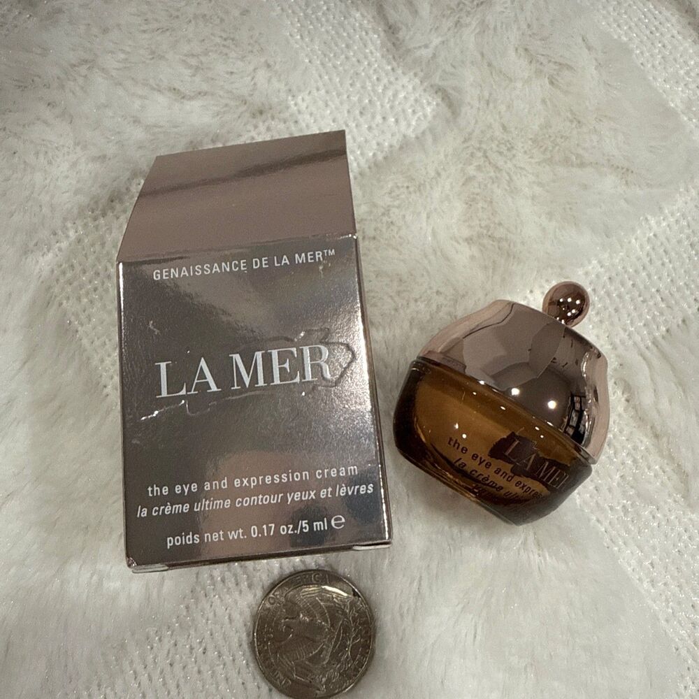 La Mer Genaissance The Eye and Expression Cream Travel 0.17 oz/ 5 ml Exp 2028
